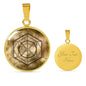 Golden Temple Sacred Geometry Round Necklace