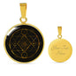 Third Eye Sacred Geometry Round Necklace