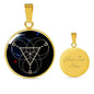 Center Your Chi Sacred Geometry Round Necklace