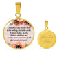 A Mother's Love For Her Child Round Necklace