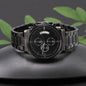 Customized Black Chronograph Watch Dad Watch, Boyfriend Watch, Son Watch, Dad Watch, Groomsmen Gift