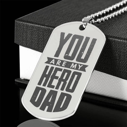 Engraved Dog Tag Stainless / No
