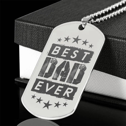 Engraved Dog Tag Stainless / No