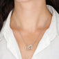 To My Daughter, Together Forever Interlocking Necklace