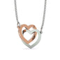 To My Daughter, Together Forever Interlocking Necklace