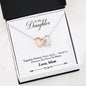 To My Daughter, Together Forever Interlocking Necklace