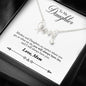 Scripted Love Necklace - From Mom To Daughter 1