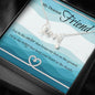 Scripted Love Necklace - MyDearestFriend-HeartKnot