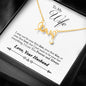 Scripted Love Necklace - wife 4