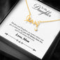 Scripted Love Necklace - From Mom To Daughter 1