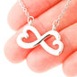 Mother's Day Infinity Necklace l Card Style One