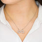 Mother's Day Infinity Necklace l Card Style One