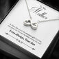 Infinity Hearts Necklace - from Son to Mother