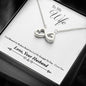 Infinity Hearts Necklace - wife 2