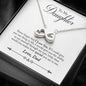 Infinity Hearts Necklace - from dad to daughter 2