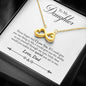 Infinity Hearts Necklace - from dad to daughter 2
