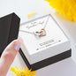 Interlocking Hearts Necklace - Guardian Angel