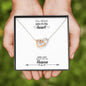 Interlocking Hearts Necklace - I'll Hold You In My Heart