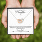 Interlocking Hearts Necklace - From Dad To Daughter 1
