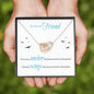 Interlocking Hearts Necklace - MyDearestFriend-Seagulls