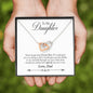 Interlocking Hearts Necklace - From Dad To Daughter 2