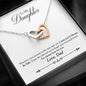 Interlocking Hearts Necklace - From Dad To Daughter 1