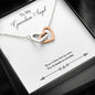 Interlocking Hearts Necklace - Guardian Angel