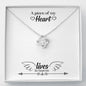 Love Knot Necklace - A piece of my heart