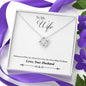 Husband And Wife, The Love Knot Necklace for Wife, Birthday Gift, Girlfriend Gift, Mothers Day