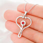 Nurses Are Angels Without Wings , Adorable Stethoscope Necklace