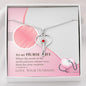 To My NURSE WIFE , Adorable Stethoscope Necklace