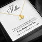 Sweetest Hearts Necklace - son to mother