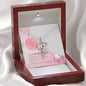 To My NURSE WIFE , Adorable Stethoscope Necklace