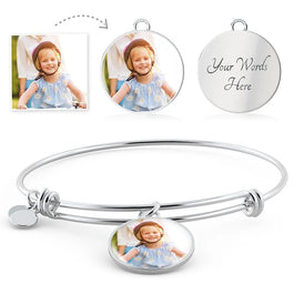 Personalized Photo Round Bangle