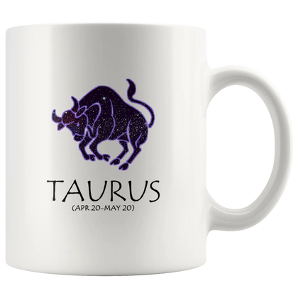 Taurus Horoscope Mug White