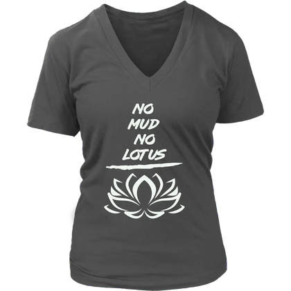 District Womens V-Neck / Charcoal / S