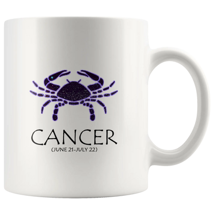 Cancer Horoscope Mug White