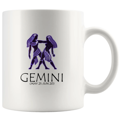 Gemini Horoscope Mug White