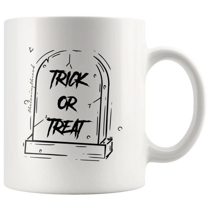 Trick Or Treat Halloween Mug White