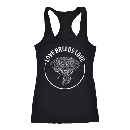 Next Level Racerback Tank / Black / XS