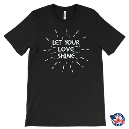Let Your Love Shine Canvas Mens T-Shirt