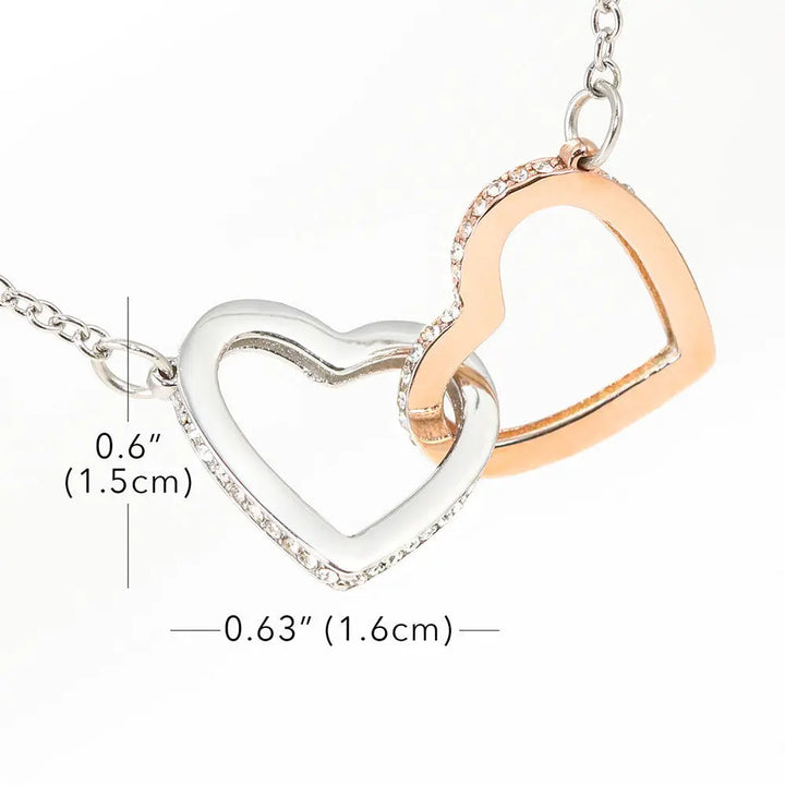 To My Daughter, Always Have Me Interlocking Necklace