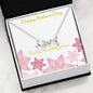 Love Statement Necklace - Cubic Zirconia [Card Style Three]