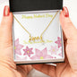Love Statement Necklace - Cubic Zirconia [Card Style Three]