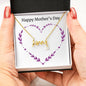 Love Statement Necklace - Cubic Zirconia [Card Style One]